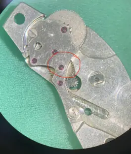Uhrwerk Rolex 2338, Aufnahme 5 